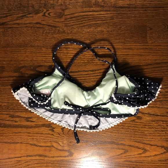 Polka Dotted Bikini Top - Picture 2 of 2